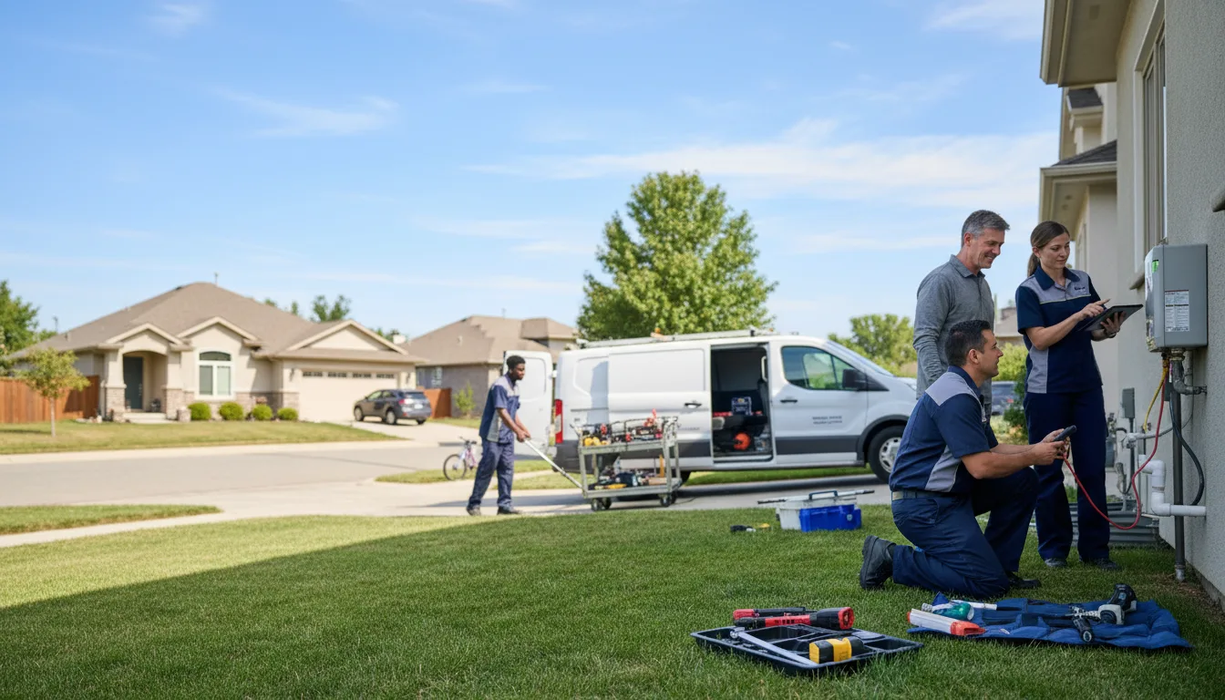 Tankless water heater service in Laconia, IN
